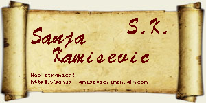 Sanja Kamišević vizit kartica
